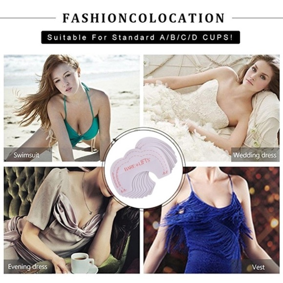 🌸 5 pairs flower pasties & 5 bare lifts - Picture 2 of 8